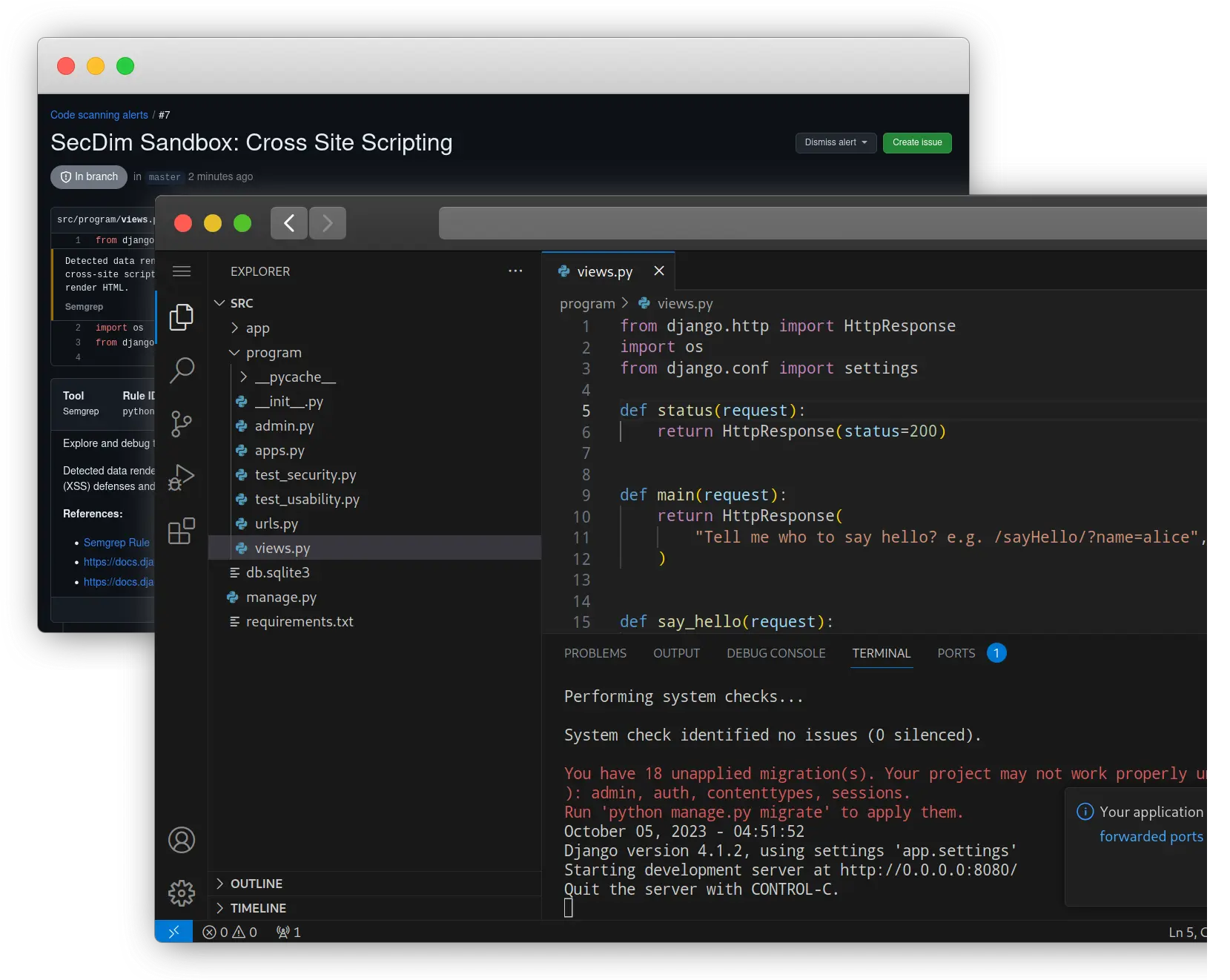 SecDim GitHub Action